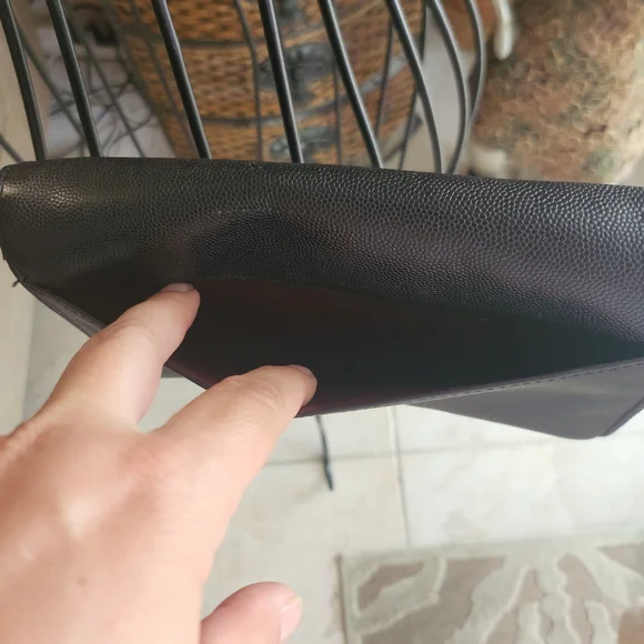 Coach Black Pebbled Leather Wristlet Clutch - Picture 4 of 9